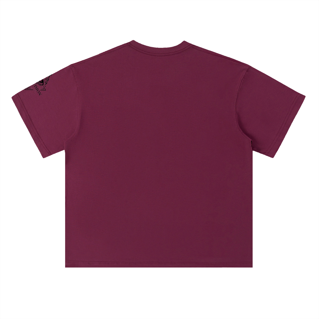Heavyweight "Wolf1" Cotton T-Shirt