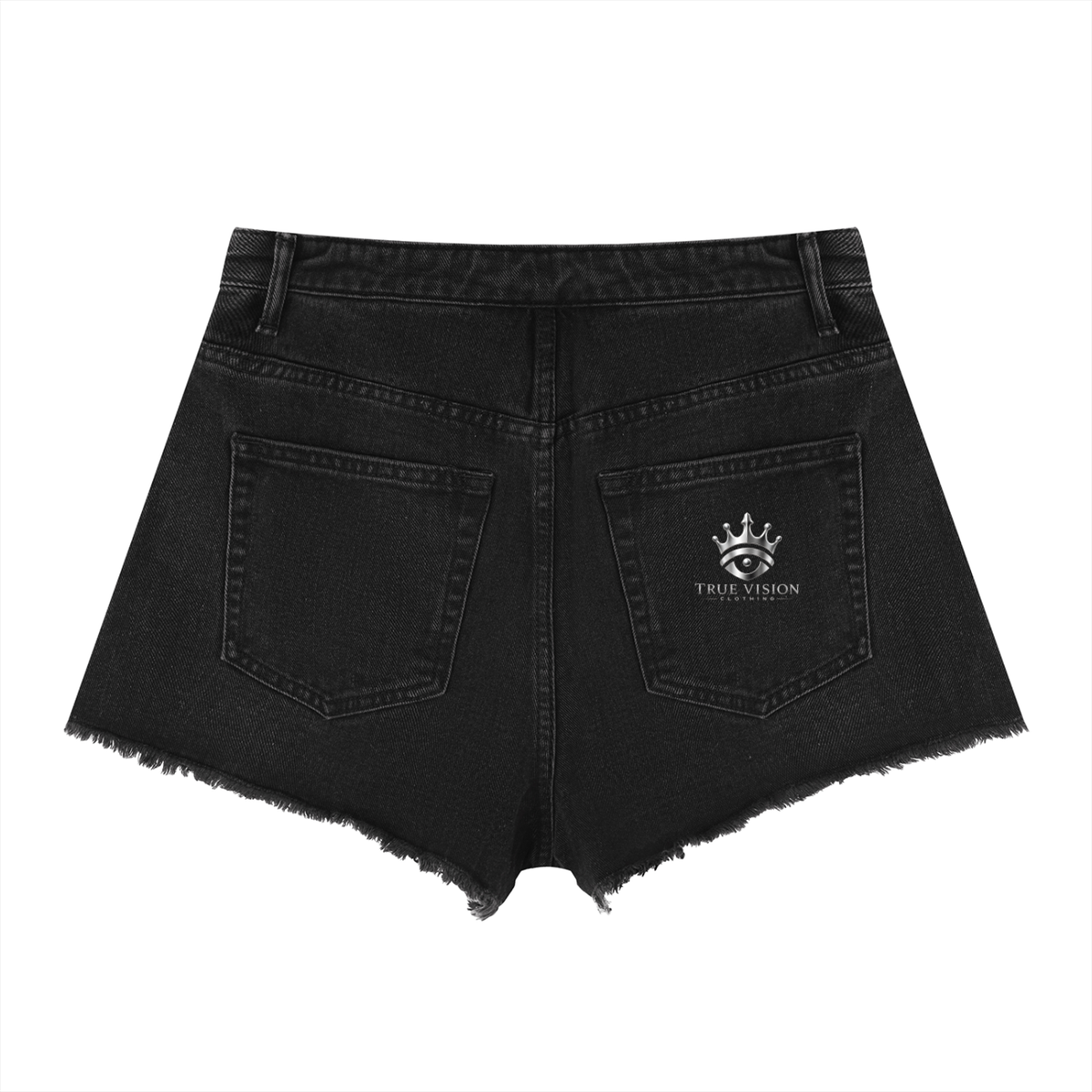Women’s Vintage Wash High Rise Denim Shorts