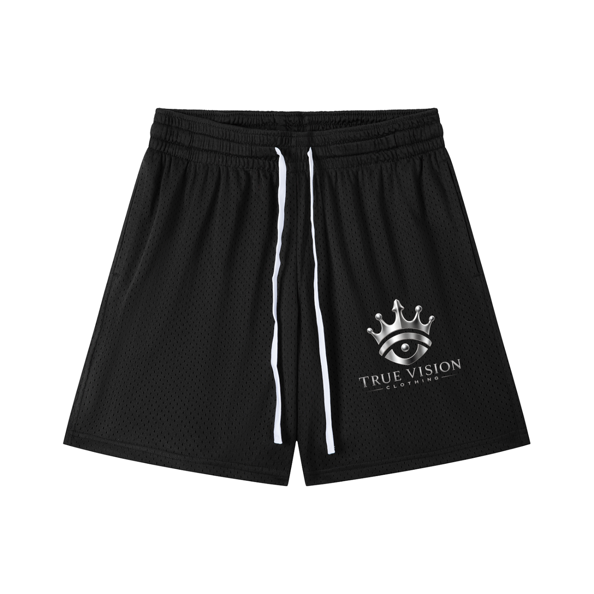 Mesh Drawstring Shorts