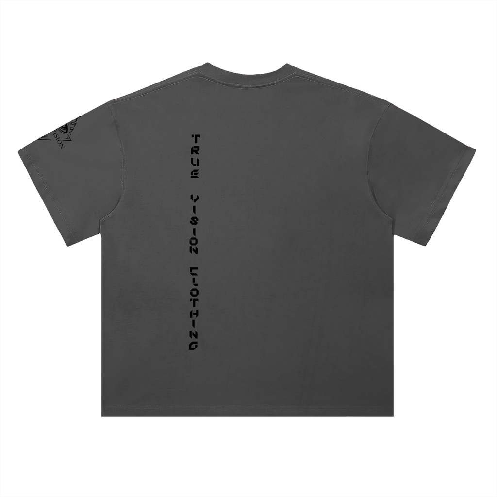 Heavyweight Cotton T-Shirt "Wolf_1"