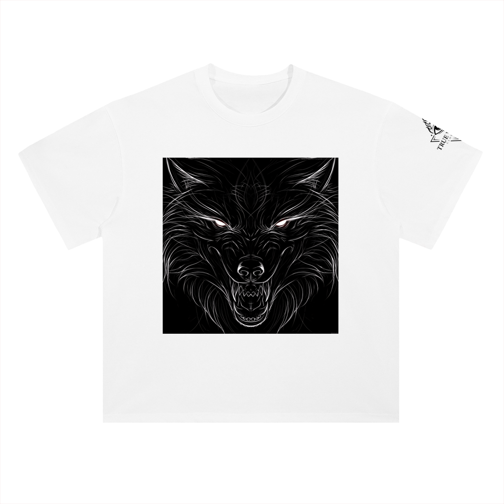 Heavyweight Cotton T-Shirt "Wolf_1"