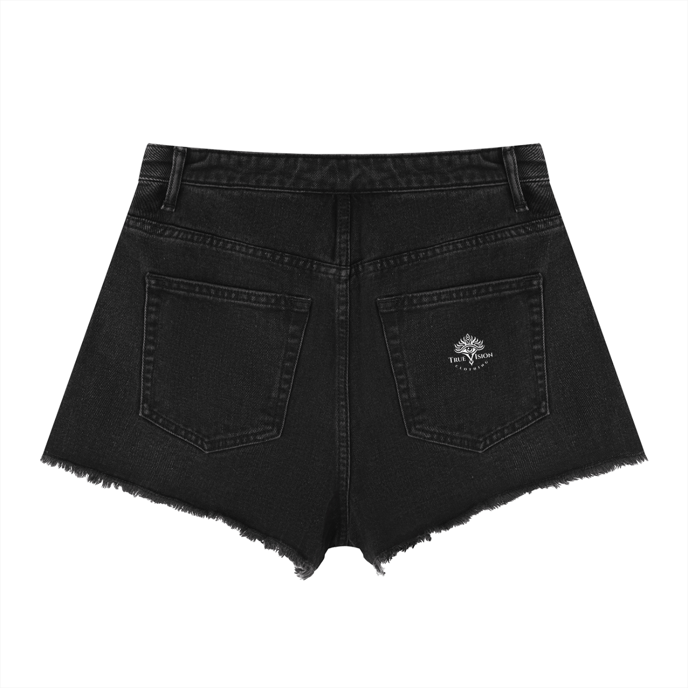 Women’s Vintage Wash High Rise Denim Shorts